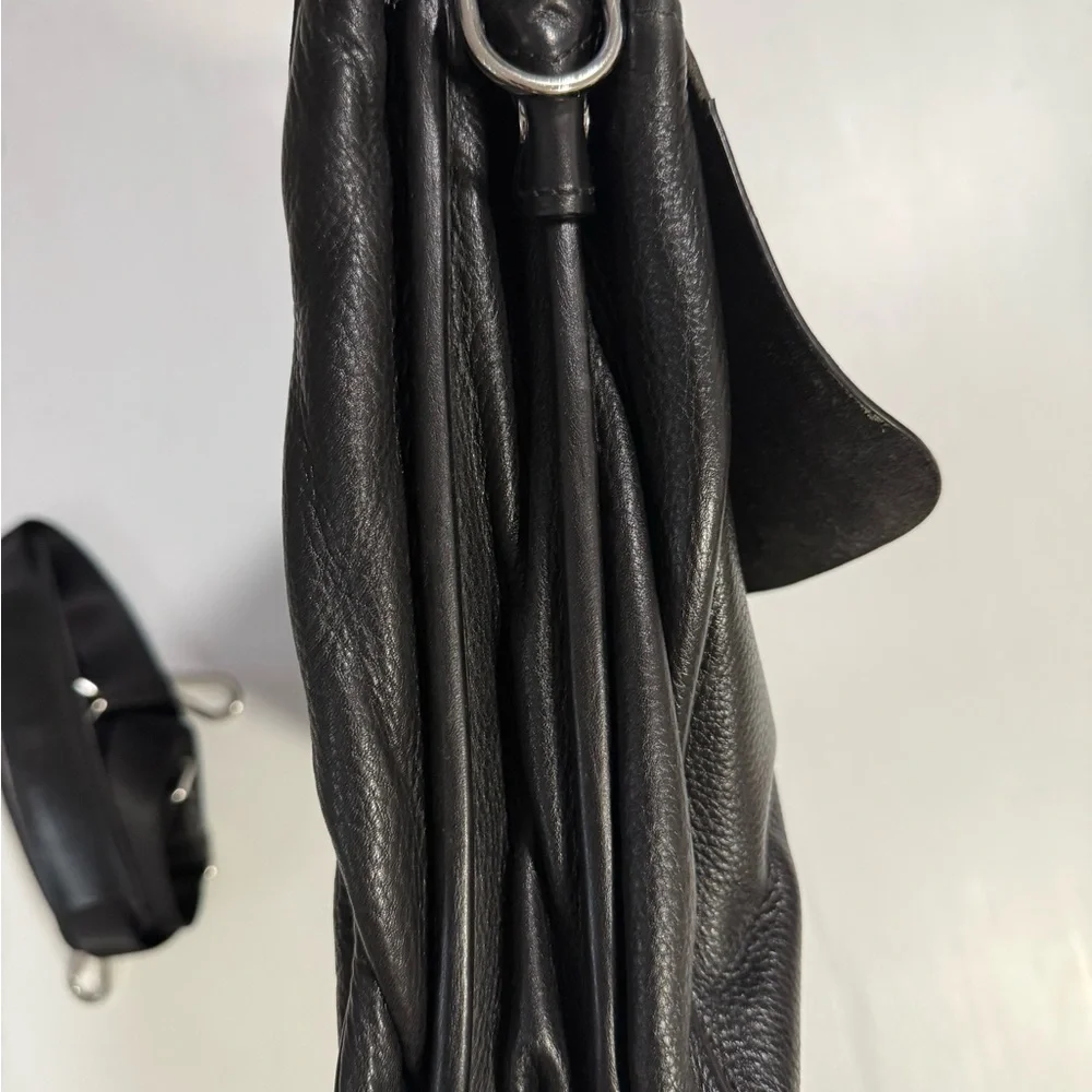 Tumi Leather‎ Briefcase Expandable Laptop Black 94232D